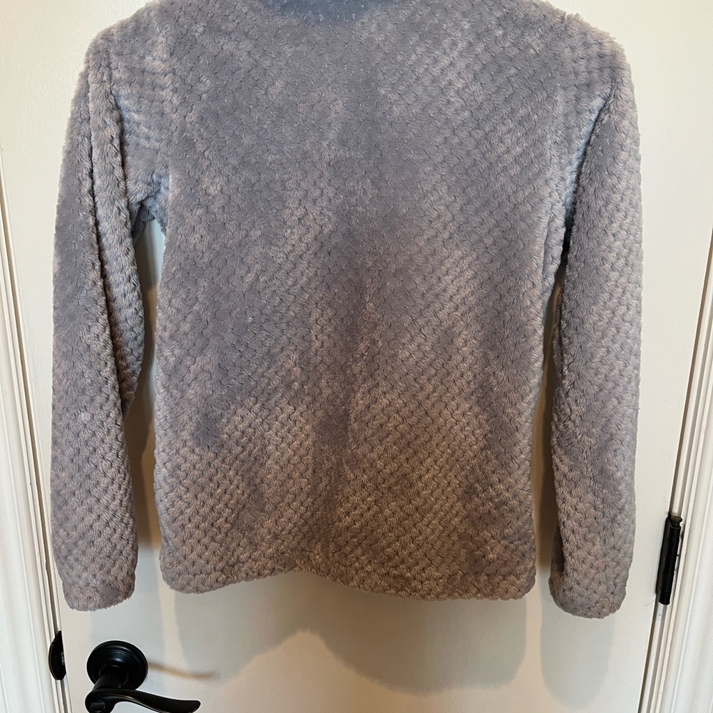 Columbia Soft Gray Fleece Jacket - Picture 4 of 5